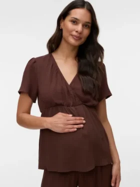 Top con scollo a V dalla vestibilità regolare