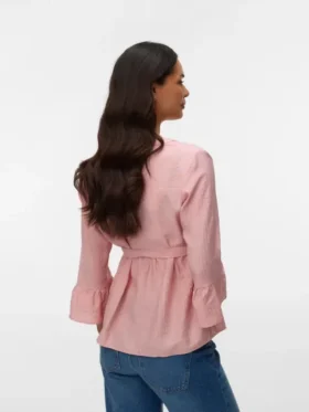 Top con scollo a V dalla vestibilità regolare