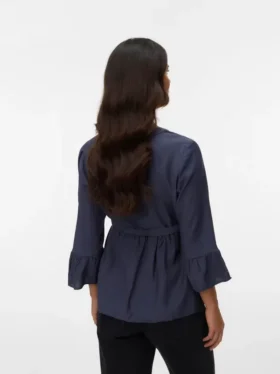Top con scollo a V dalla vestibilità regolare