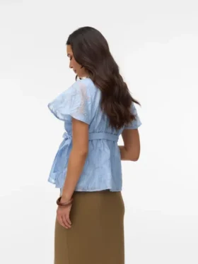 Top con scollo a V dalla vestibilità regolare