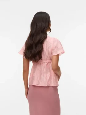 Top con scollo a V dalla vestibilità regolare