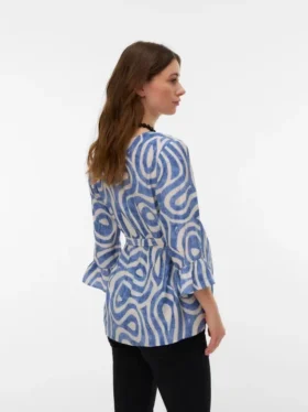 Top con scollo a V dalla vestibilità regolare