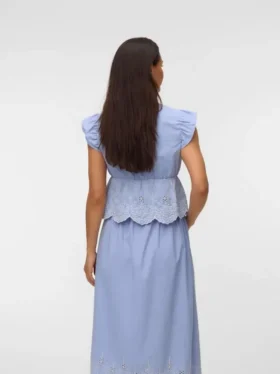 Top con scollo a V dalla vestibilità regolare