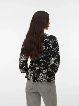 Top con scollo a V dalla vestibilità regolare