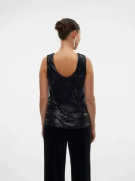 Top con scollo a V dalla vestibilità regolare