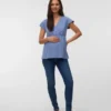 Top con scollo a V dalla vestibilità regolare