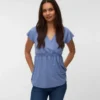 Top con scollo a V dalla vestibilità regolare