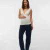 Top con scollo a V dalla vestibilità regolare