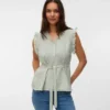 Top con scollo a V dalla vestibilità regolare