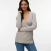 Top con scollo a V dalla vestibilità regolare