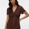 Top con scollo a V dalla vestibilità regolare