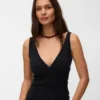Top con scollo a V dalla vestibilità regolare