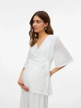 Top con scollo a V e vestibilità regolare