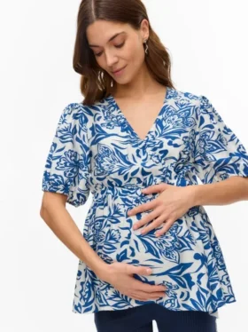 Top con scollo a V e vestibilità regolare