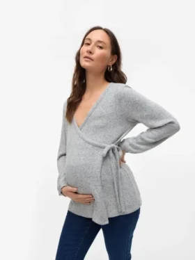 Top con scollo a V e vestibilità regolare