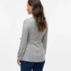 Top con scollo a V e vestibilità regolare