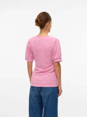 Top con scollo a V e vestibilità regolare