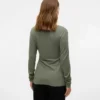 Top con scollo a V e vestibilità regolare