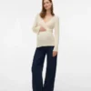 Top con scollo a V e vestibilità regolare
