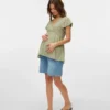 Top con scollo a V e vestibilità regolare