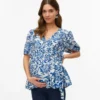 Top con scollo a V e vestibilità regolare