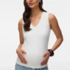Top con scollo a V, vestibilità regolare, confezione da 2