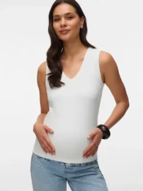 Top con scollo a V, vestibilità regolare, confezione da 2