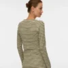 Top corto con scollo rotondo