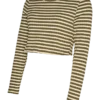 Top corto con scollo rotondo