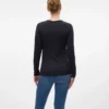 Top dal taglio aderente con scollo rotondo