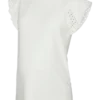Top dal taglio ampio con scollo rotondo