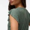 Top dal taglio ampio con scollo rotondo