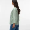 Top dal taglio regolare con colletto a camicia