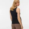 Top dal taglio regolare con scollo quadrato