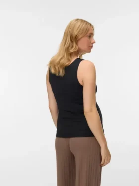 Top dal taglio regolare con scollo quadrato