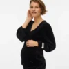 Top dal taglio regolare con scollo rotondo