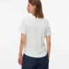 Top dal taglio regolare con scollo rotondo