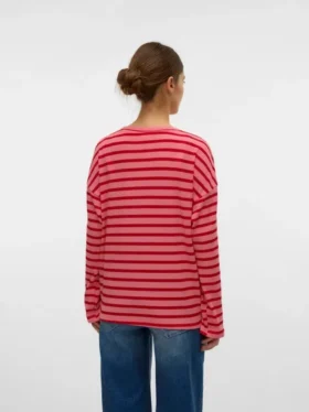 Top dal taglio regolare con scollo rotondo