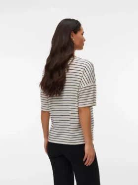 Top dalla vestibilità ampia con scollo a V