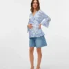 Top dalla vestibilità ampia con scollo a V