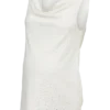 Top slim fit con scollo a U