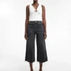 Tsvera High Rise Wide Fit – Jeans cropped