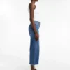 Tsvera High Rise Wide Fit – Jeans cropped