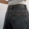 Tsvera High Rise Wide Fit – Jeans cropped