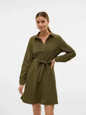 Vestito corto in velluto a coste Vmvilja