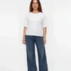 Vmcmira Jeans a vita media e vestibilità ampia – Modello cropped