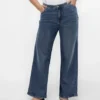 Vmcmira Jeans a vita media e vestibilità ampia – Modello cropped