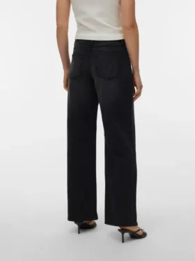 Vmhallie Low Rise Wide Fit – Cropped Jeans