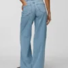 Vmsandie – Jeans cropped a vita media e vestibilità ampia in tessuto elasticizzato