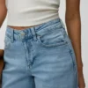 Vmsandie – Jeans cropped a vita media e vestibilità ampia in tessuto elasticizzato